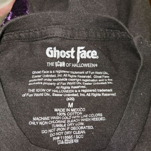 Boneyard Threadz Ghost Face "Do You Like Scary Movies, Too?" Upcycled Top O/S - Picture 10 of 10
